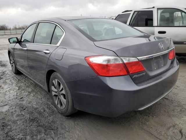 1HGCR2F39EA284957 - 2014 HONDA ACCORD LX GRAY photo 2