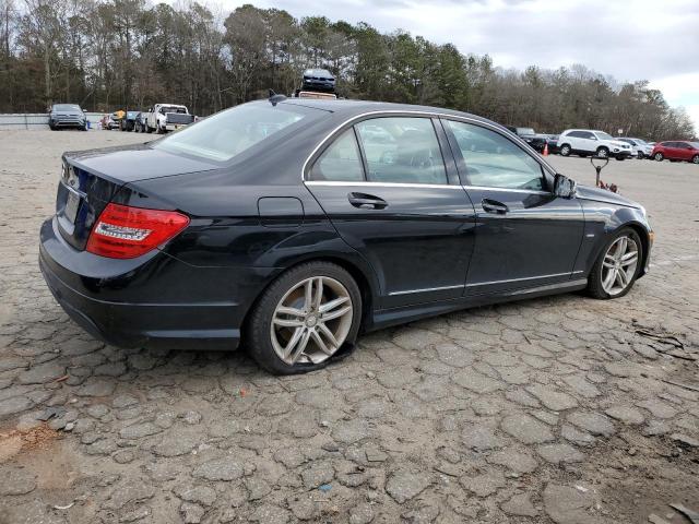 WDDGF4HB5CR195240 - 2012 MERCEDES-BENZ C 250 BLACK photo 3