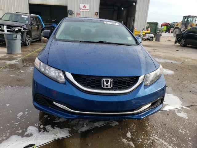 19XFB2F54DE097512 - 2013 HONDA CIVIC LX BLUE photo 5