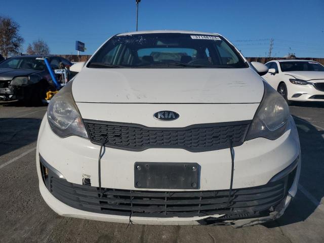 KNADM4A33G6667820 - 2016 KIA RIO LX WHITE photo 5