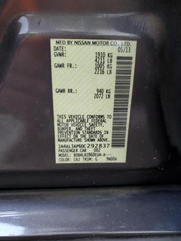 1N4AL3AP6DC292837 - 2013 NISSAN ALTIMA 2.5 GRAY photo 12