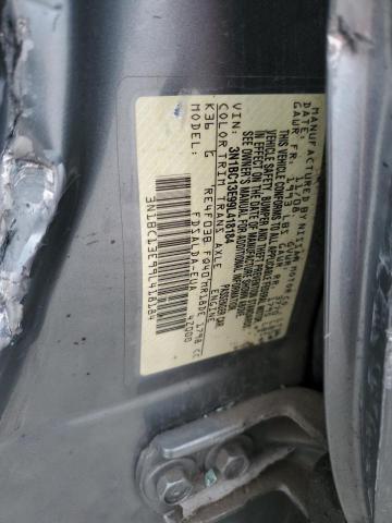 3N1BC13E99L418184 - 2009 NISSAN VERSA S SILVER photo 12