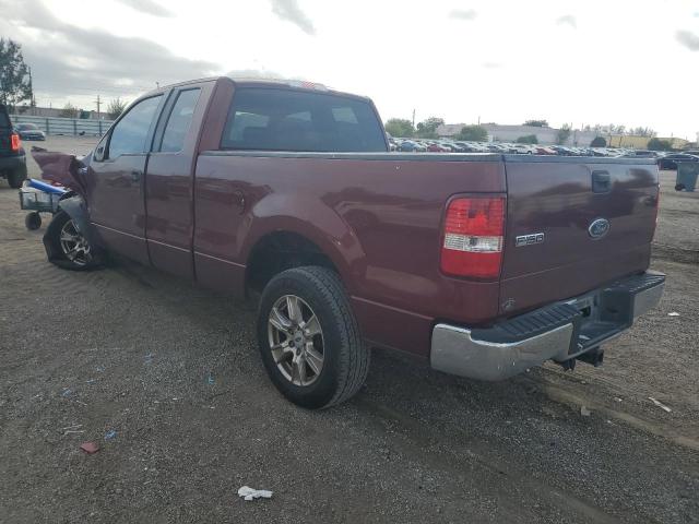 1FTPX12525NB89205 - 2005 FORD F150 BURGUNDY photo 2