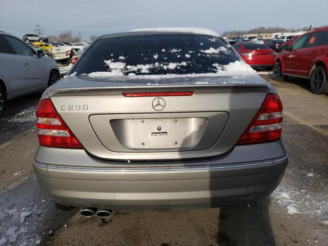 WDBRF52H57F919990 - 2007 MERCEDES-BENZ C 230 SILVER photo 6