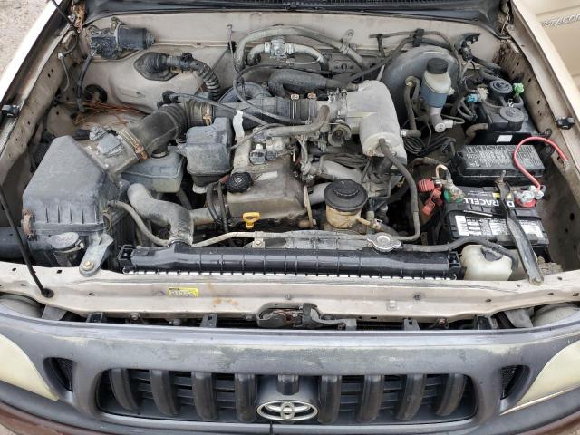 5TENL42NX1Z877237 - 2001 TOYOTA TACOMA TAN photo 11