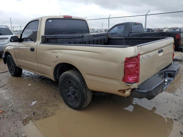 5TENL42NX1Z877237 - 2001 TOYOTA TACOMA TAN photo 2