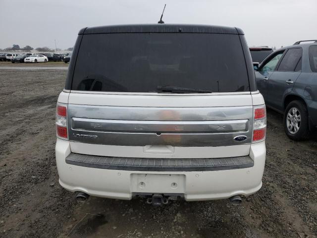 2FMGK5D86DBD02186 - 2013 FORD FLEX LIMITED WHITE photo 6