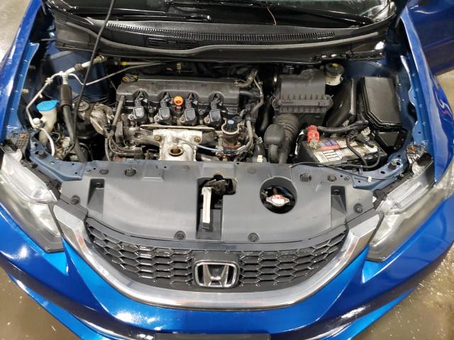 2HGFB2F5XDH566589 - 2013 HONDA CIVIC LX BLUE photo 11