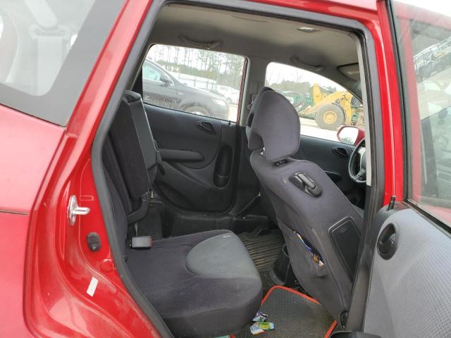 JHMGD38617S025676 - 2007 HONDA FIT S RED photo 10