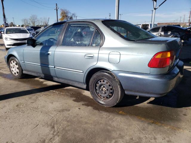 2HGEJ6612YH581466 - 2000 HONDA CIVIC BASE 青绿色 照片 2