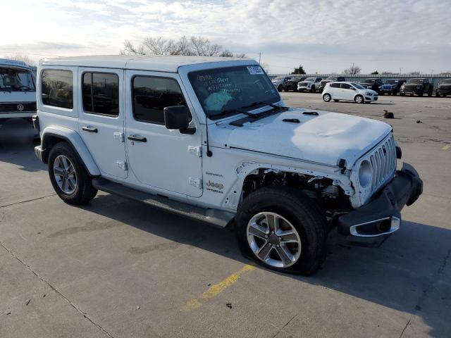 1C4HJXEG3MW613893 - 2021 JEEP WRANGLER U SAHARA WHITE photo 4