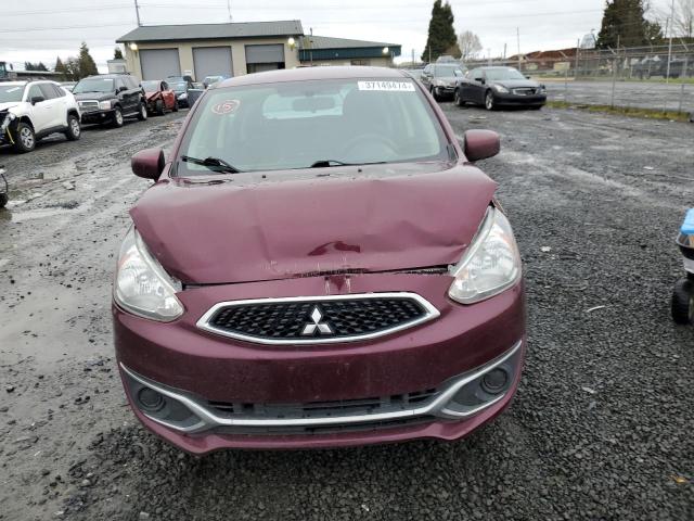 ML32A3HJ4HH014567 - 2017 MITSUBISHI MIRAGE ES MAROON photo 5