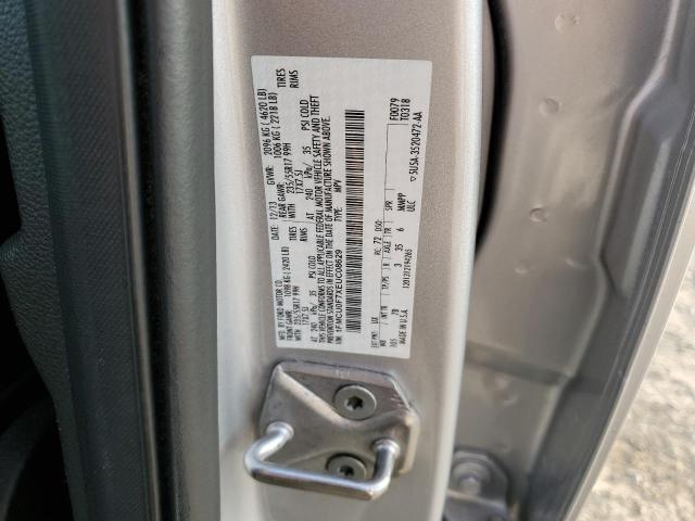 1FMCU0F7XEUC08629 - 2014 FORD ESCAPE S SILVER photo 12