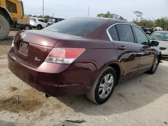 1HGCP26439A070440 - 2009 HONDA ACCORD LXP MAROON photo 3