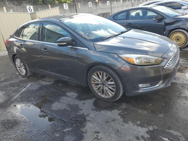 1FADP3J29FL360606 - 2015 FORD FOCUS TITANIUM GRAY photo 4