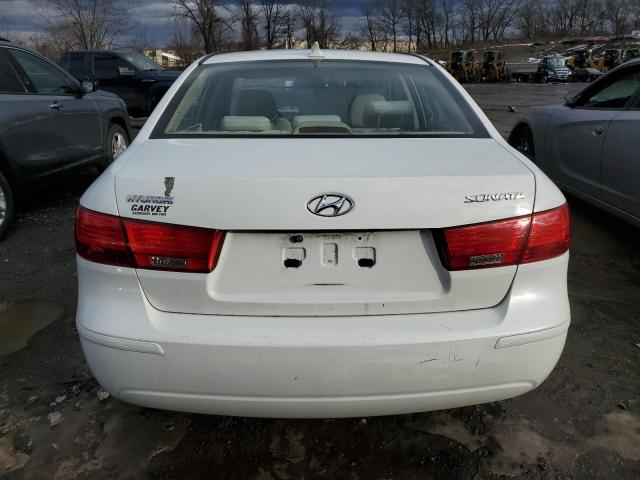 5NPET46C79H413541 - 2009 HYUNDAI SONATA GLS WHITE photo 6