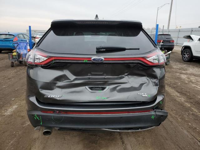 2FMTK4J82FBB60399 - 2015 FORD EDGE SEL GRAY photo 6