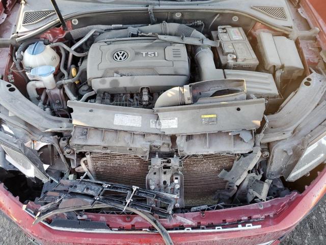 1VWDT7A38HC059301 - 2017 VOLKSWAGEN PASSAT R-LINE წითელი ფოტო 11
