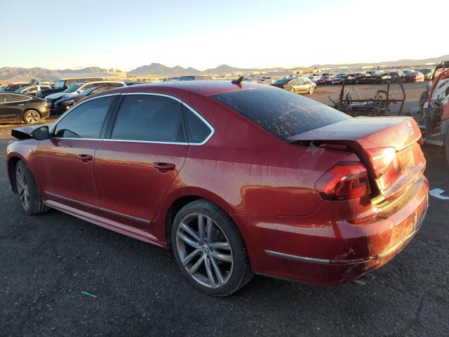 1VWDT7A38HC059301 - 2017 VOLKSWAGEN PASSAT R-LINE წითელი ფოტო 2