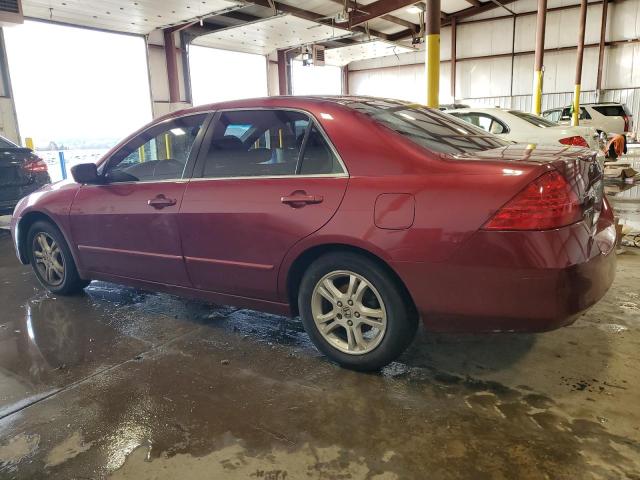 1HGCM56386A038242 - 2006 HONDA ACCORD SE MAROON photo 2