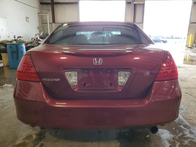 1HGCM56386A038242 - 2006 HONDA ACCORD SE MAROON photo 6