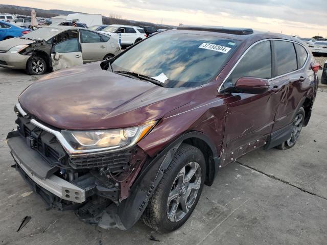 7FARW1H83HE044050 - 2017 HONDA CR-V EXL BURGUNDY photo 1