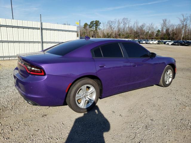 2C3CDXBG1PH656108 - 2023 DODGE CHARGER SXT PURPLE photo 3