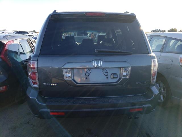 2HKYF18767H527059 - 2007 HONDA PILOT EXL GRAY photo 6