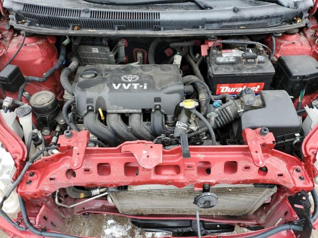 JTDBT903271147147 - 2007 TOYOTA YARIS RED photo 11