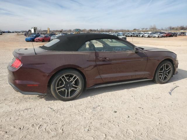 1FATP8UH9J5156202 - 2018 FORD MUSTANG MAROON photo 3