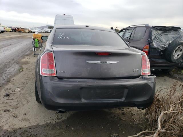 2C3CCAGG3EH120668 - 2014 CHRYSLER 300 S GRAY photo 6