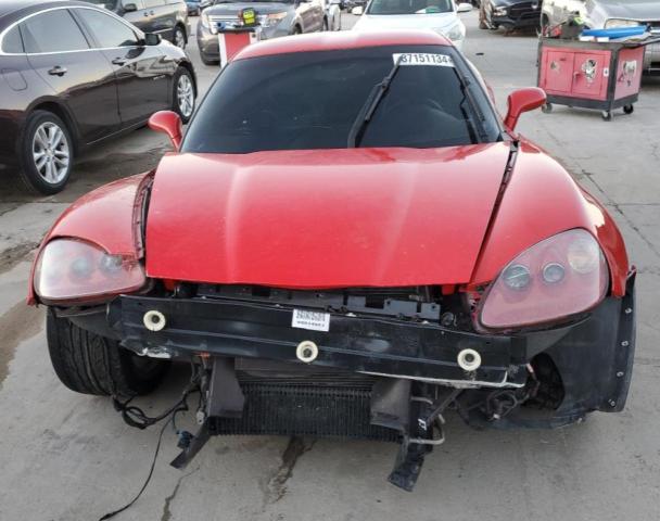 1G1YY26E185132041 - 2008 CHEVROLET CORVETTE Z06 RED photo 5