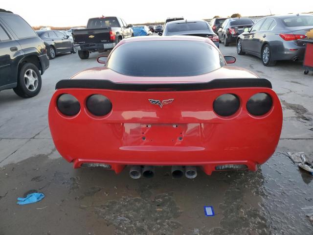 1G1YY26E185132041 - 2008 CHEVROLET CORVETTE Z06 RED photo 6