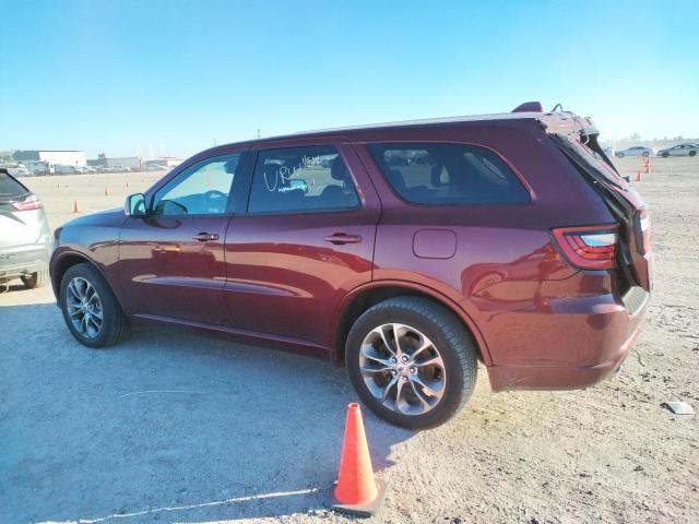 1C4RDJDG4LC348492 - 2020 DODGE DURANGO GT BURGUNDY photo 2