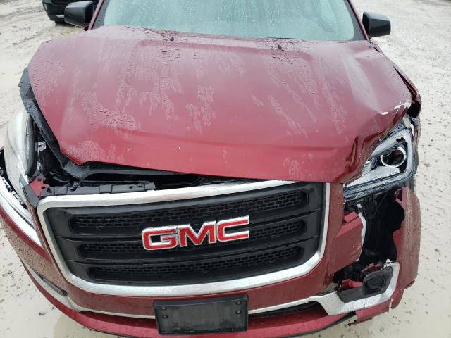 1GKKVPKDXFJ350956 - 2015 GMC ACADIA SLE MAROON photo 12