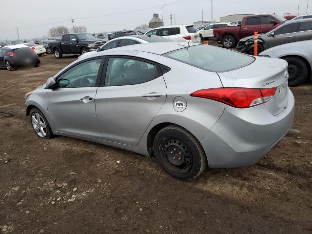 5NPDH4AEXDH359036 - 2013 HYUNDAI ELANTRA GLS SILVER photo 2