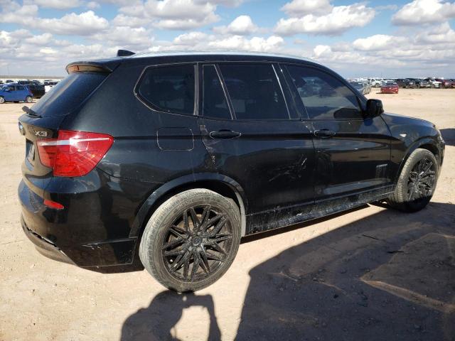 5UXWX9C53E0D16034 - 2014 BMW X3 XDRIVE28I BLACK photo 3