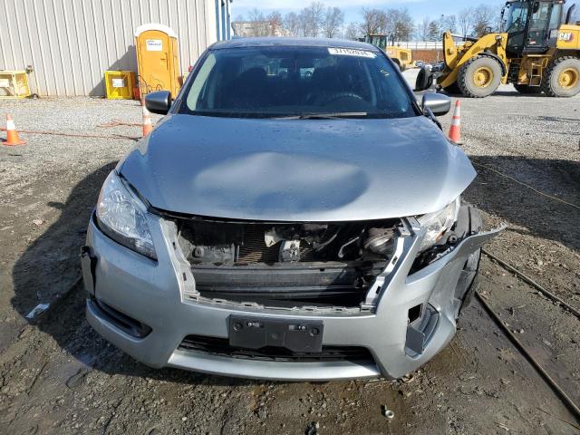 3N1AB7AP6EY315436 - 2014 NISSAN SENTRA S SILVER photo 5