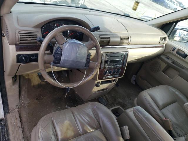 2FMZA52217BA02960 - 2007 FORD FREESTAR SEL WHITE photo 8