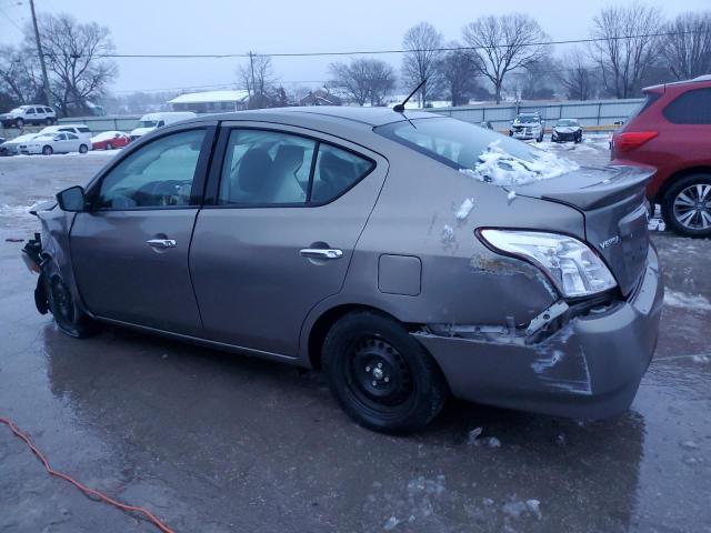 3N1CN7AP6HL805943 - 2017 NISSAN VERSA S GRAY photo 2