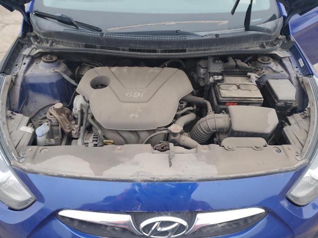 KMHCT4AE6DU487804 - 2013 HYUNDAI ACCENT GLS BLUE photo 11