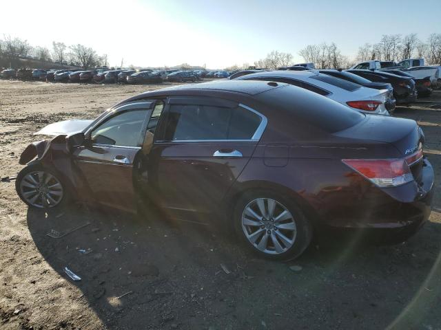 1HGCP3F89BA013061 - 2011 HONDA ACCORD EXL BURGUNDY photo 2