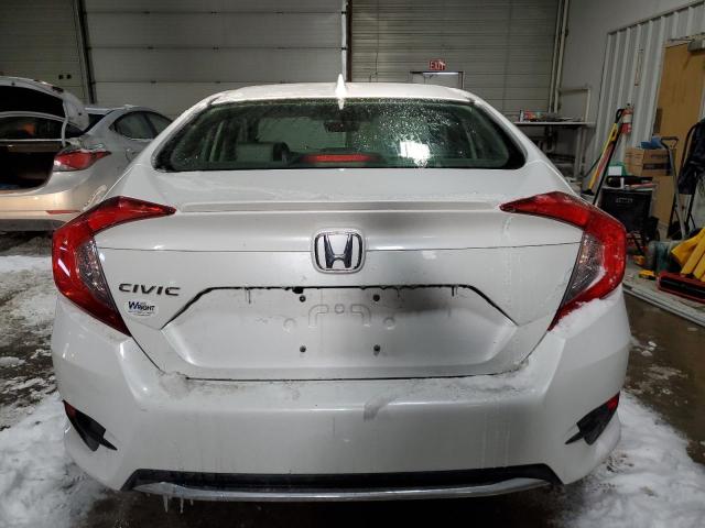 JHMFC1F77KX012988 - 2019 HONDA CIVIC EXL WHITE photo 6