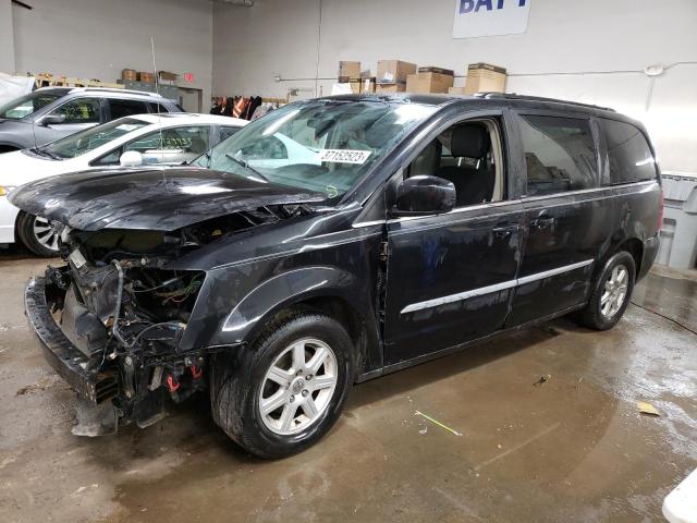 2C4RC1BGXCR125614 - 2012 CHRYSLER TOWN & COU TOURING შავი ფოტო 1