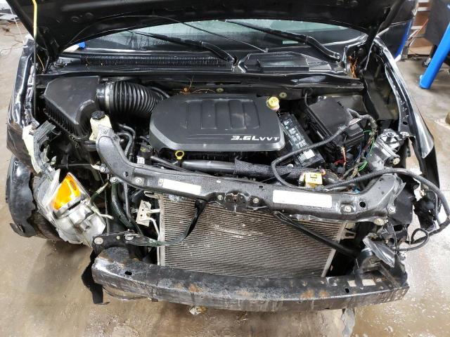 2C4RC1BGXCR125614 - 2012 CHRYSLER TOWN & COU TOURING შავი ფოტო 11