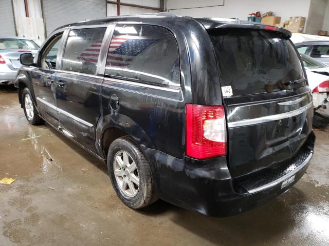 2C4RC1BGXCR125614 - 2012 CHRYSLER TOWN & COU TOURING შავი ფოტო 2