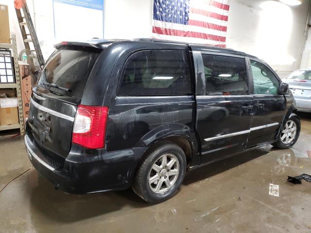 2C4RC1BGXCR125614 - 2012 CHRYSLER TOWN & COU TOURING შავი ფოტო 3