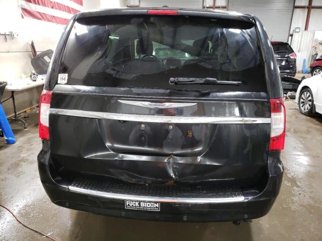 2C4RC1BGXCR125614 - 2012 CHRYSLER TOWN & COU TOURING შავი ფოტო 6