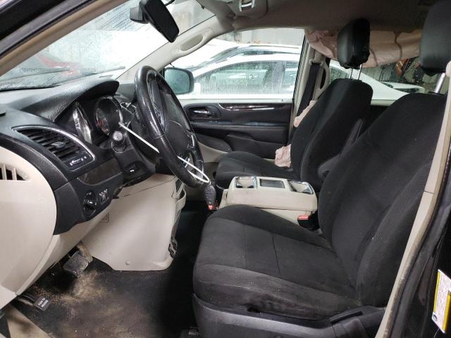 2C4RC1BGXCR125614 - 2012 CHRYSLER TOWN & COU TOURING შავი ფოტო 7