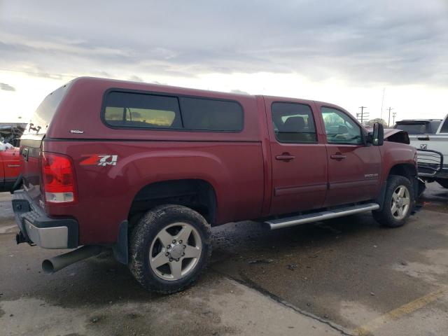 1GT121C82EF142974 - 2014 GMC SIERRA K2500 SLT MAROON photo 3